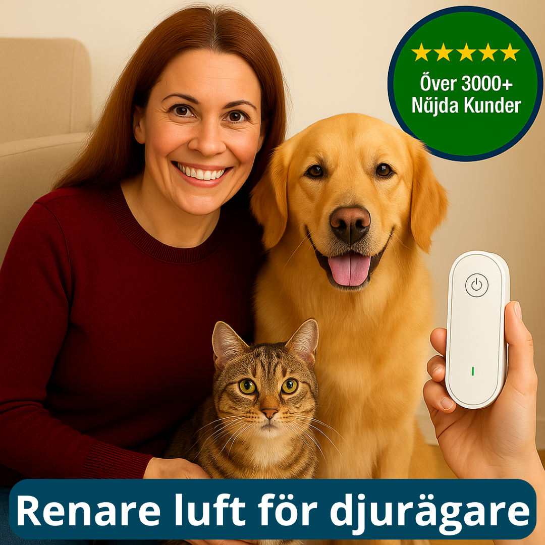 Puretail™ - Renare luft & friskare hem för husdjursägare
